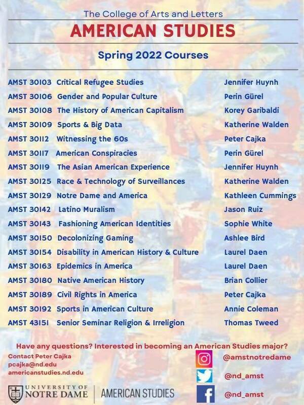Spring 2022 Courses